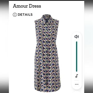 Cabi Amour Multicolor Patterned Dress Small